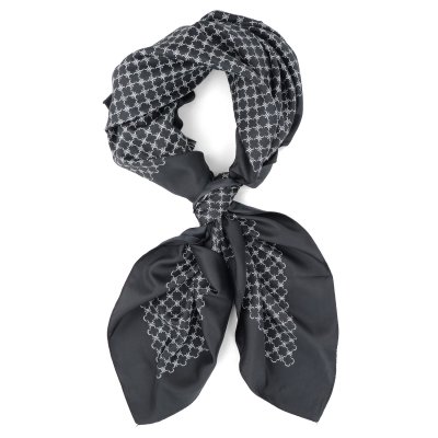 Foulard - Gårda Lourdes Satin Scarf (noir)