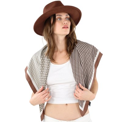 Foulard - Gårda Narbonne Satin Scarf (marron/blanc)