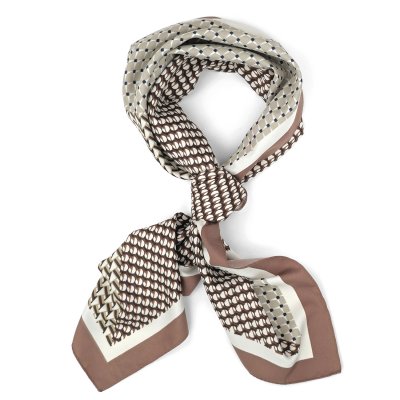 Foulard - Gårda Narbonne Satin Scarf (marron/blanc)