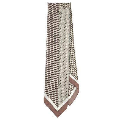Foulard - Gårda Narbonne Satin Scarf (marron/blanc)