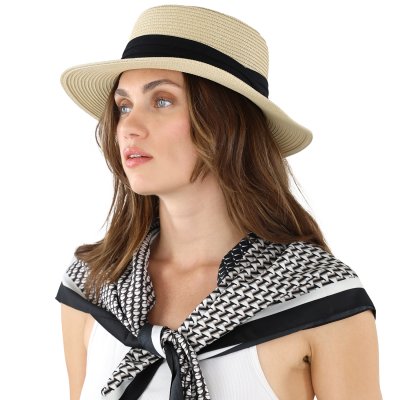 Foulard - Gårda Narbonne Satin Scarf (noir/blanc)