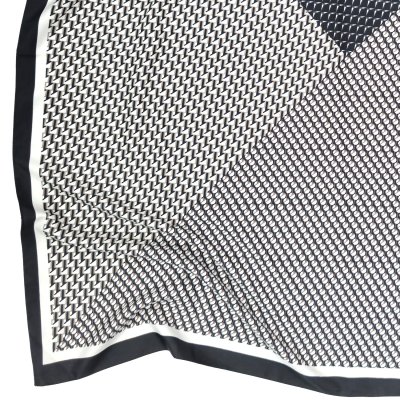 Foulard - Gårda Narbonne Satin Scarf (noir/blanc)