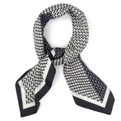 Foulard - Gårda Narbonne Satin Scarf (noir/blanc)