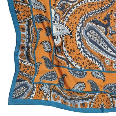 Foulard - Gårda Paisley Satin Scarf (orange)