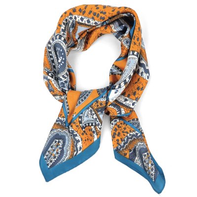 Foulard - Gårda Paisley Satin Scarf (orange)