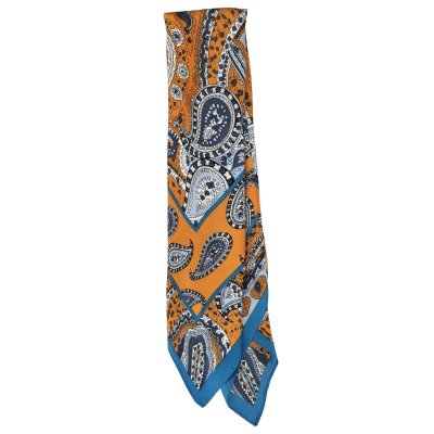 Foulard - Gårda Paisley Satin Scarf (orange)