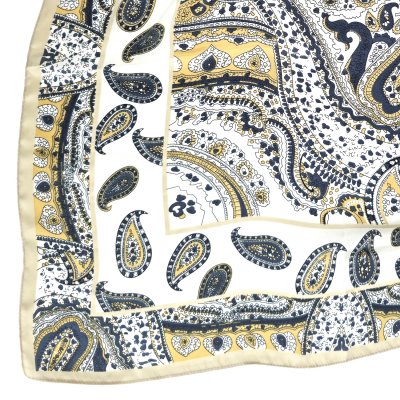 Foulard - Gårda Paisley Satin Scarf (blanc)