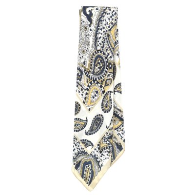 Foulard - Gårda Paisley Satin Scarf (blanc)