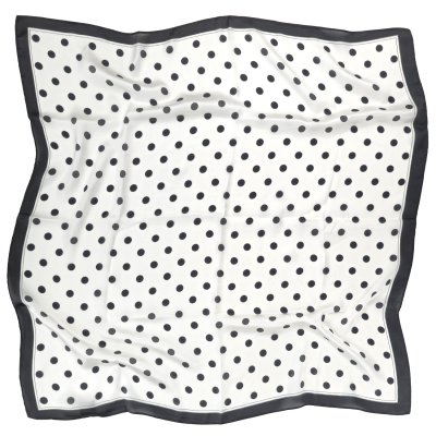 Foulard - Gårda Polka Dot Satin Scarf (blanc)
