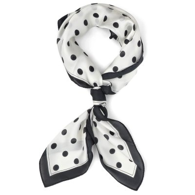 Foulard - Gårda Polka Dot Satin Scarf (blanc)