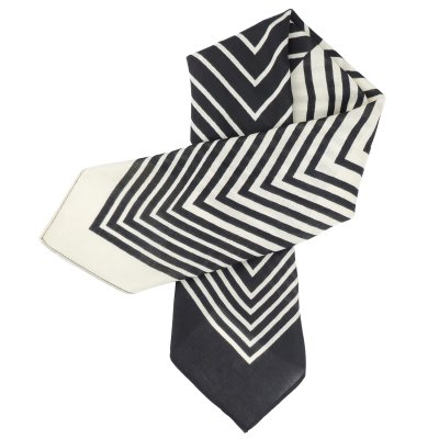 Foulard - Gårda Tabriz Satin Scarf (noir/crème)