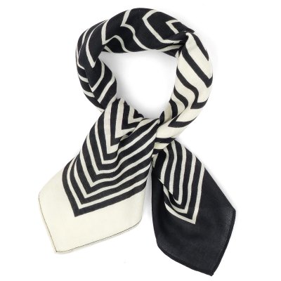 Foulard - Gårda Tabriz Satin Scarf (noir/crème)