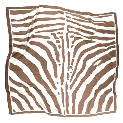 Foulard - Gårda Zebra Satin Scarf (marron)