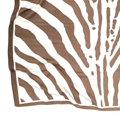 Foulard - Gårda Zebra Satin Scarf (marron)