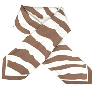 Foulard - Gårda Zebra Satin Scarf (marron)