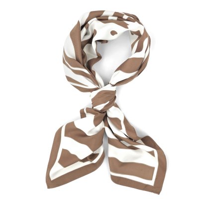 Foulard - Gårda Zebra Satin Scarf (marron)