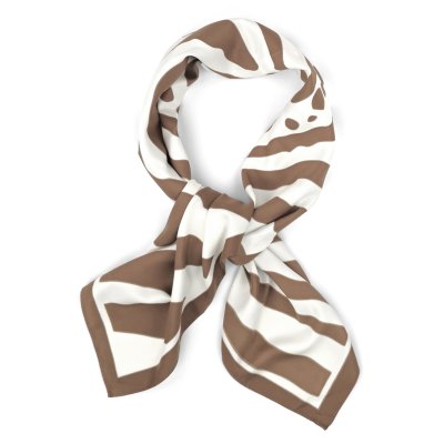 Foulard - Gårda Zebra Satin Scarf (marron)