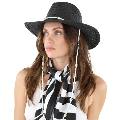 Foulard - Gårda Zebra Satin Scarf (noir)