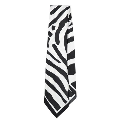 Foulard - Gårda Zebra Satin Scarf (noir)