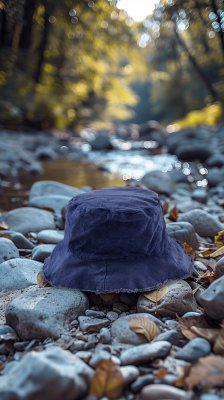 Chapeaux - Gårda Nova Bucket Hat (bleu)