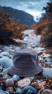 Chapeaux - Gårda Sawyer Bucket Hat (bleu)