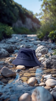 Chapeaux - Gårda Wynn Bucket Hat (bleu)