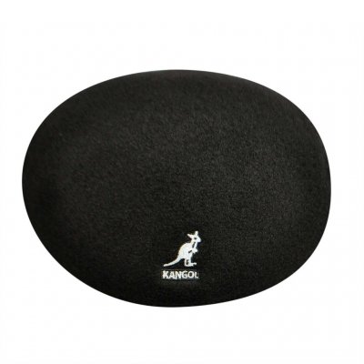 Casquette gavroche/irlandaise - Kangol Seamless Wool 507 (noir)