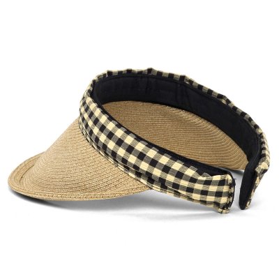 Visière - Gårda Split Visor (naturel/noir/beige)