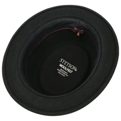 Chapeaux - Stetson Vancosta Pork Pie Woolfelt (noir)