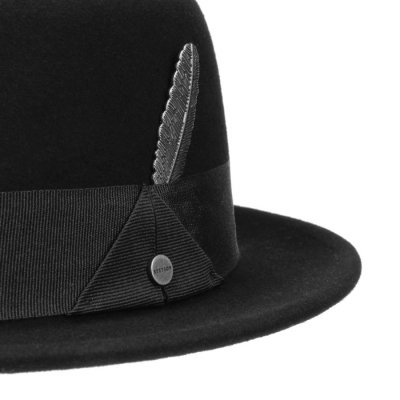 Chapeaux - Stetson Vancosta Pork Pie Woolfelt (noir)