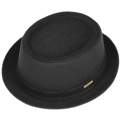 Chapeaux - Stetson Jasper Pork Pie Wool (noir)
