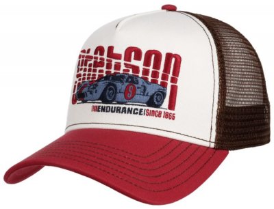 Casquettes - Stetson Trucker Cap Endurance (rouge/blanc)