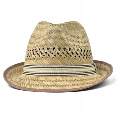 Chapeau de paille - Gårda Agulo Natural Straw Trilby (naturel/crème)