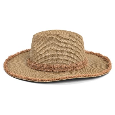 Chapeau de paille - Gårda Alicante Fedora (kaki)