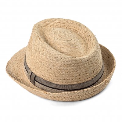 Chapeau de paille - Gårda Benijo Raffia Trilby (naturel/taupe)