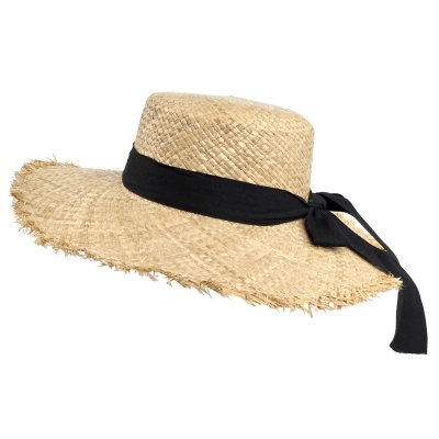 Chapeau de paille - Gårda Cadiz Sun Hat (naturel/noir)