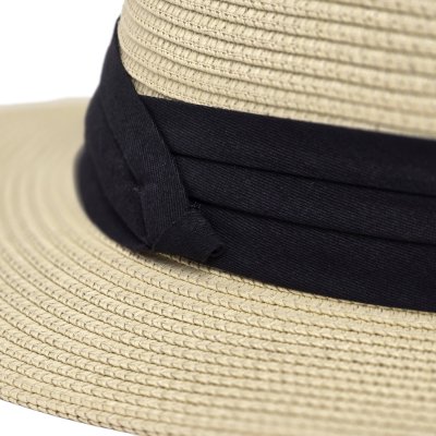 Chapeau de paille - Gårda Corfu Gambler (beige/noir)
