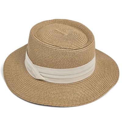 Chapeau de paille - Gårda Corfu Gambler (kaki/rose)