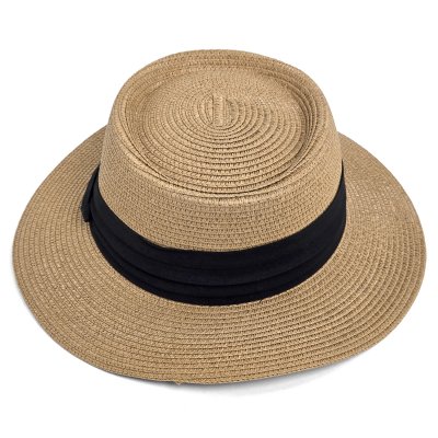 Chapeau de paille - Gårda Corfu Gambler (kaki/noir)