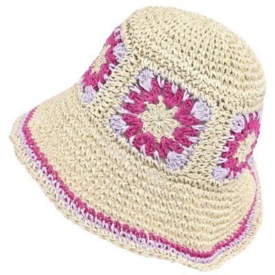 Chapeau de paille - Gårda Crete Bucket hat (nature/multi)