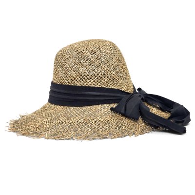 Chapeau de paille - Gårda Dubrovnik Sun Hat (naturel/noir)