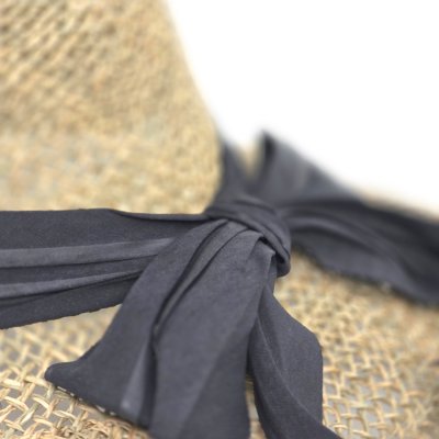 Chapeau de paille - Gårda Dubrovnik Sun Hat (naturel/noir)