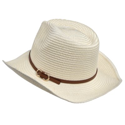 Chapeau de paille - Gårda Kos Western Hat (beige)