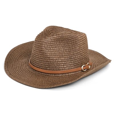 Chapeau de paille - Gårda Kos Western Hat (marron)