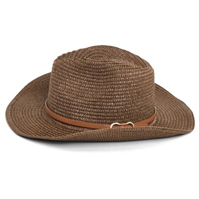 Chapeau de paille - Gårda Kos Western Hat (marron)