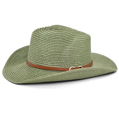 Chapeau de paille - Gårda Kos Western Hat (vert)