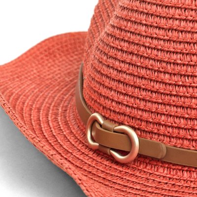 Chapeau de paille - Gårda Kos Western Hat (rouge)