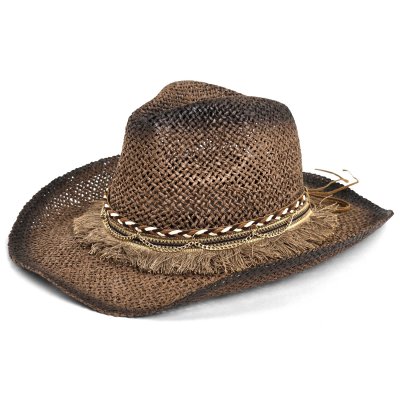 Chapeau de paille - Gårda Malaga Western Hat (marron)