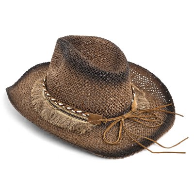 Chapeau de paille - Gårda Malaga Western Hat (marron)