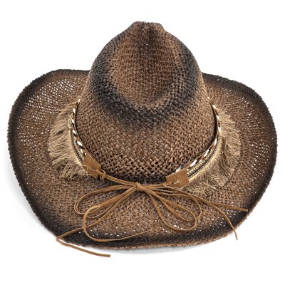 Chapeau de paille - Gårda Malaga Western Hat (marron)